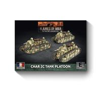 Flames of War: FRX17 Char 2C Tank Platoon (x3)