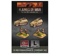 Battlefront Miniatures Flames Of War - Ss Reconaissance Company Hq (Plastic)