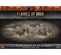 Flames of War - German - 5cm Tank Hunter Platoon (x4, Plastic)