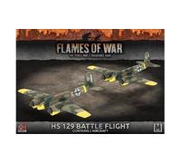 Flames of War - German - HS 129 Battle Flight (x2, Resin/Metal)