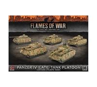 Flames of War - German - Panzer IV (Late) Tank Platoon (x5, Plastic)