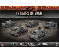 Flames of War - German - Panzer IV Platoon (x5, Plastic)