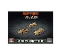 Flames of War: Late War: German: Sd Kfz 250 8cm/7.5cm/2cm Scout Platoon (GBX176)