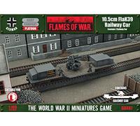 Flames of War Model Kit - 10.5cm Flak39 Railway Car - 1:100 Scale - GBX87 - New