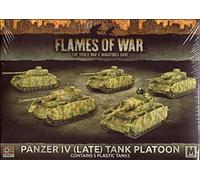 Flames of War Panzer IV (Late) Tank Platoon (Mid War, GBX121)