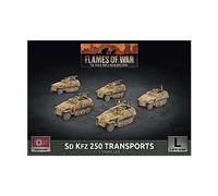 Flames of War Sd Kfz 250 Transports (x5 Plastic)