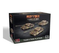 Flames of War Tiger II Platoon - 3x Tiger II (8.8cm) Tanks & Decal Sheet - Age 14+