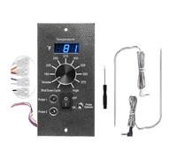 FlameSky Digital Thermostat Kit for Traeger, Upgrade Digital Thermometer Pro Controller, Temperature Control Board, with Dual Meat Probes