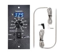 FlameSky Digital Thermostat Kit for Traeger, Upgrade Digital Thermometer Pro Controller, Temperature Control Board, with Dual Meat Probes