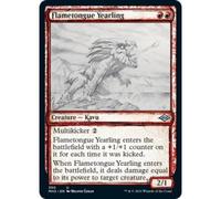 Flametongue Yearling (Showcase Sketch Frame) (foil) | Modern Horizons 2