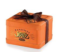 FLAMIGNI, Artisan Italian Panettone Filled with Spritz Pastry Cream Glazed with Dark Chocolate and Sugar Grains, 950 gr