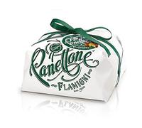 FLAMIGNI, Artisan Italian Panettone Margherita Revisited Without Sultana Raisins and Candied Citrus Fruits, Hand Wrapped, 750g