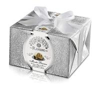 FLAMIGNI, Artisan Italian Panettone Stuffed Mont Blanc with Chestnut Cream and Pieces of Marrons Glacés, Glazed with White Chocolate and Crunchy Meringues, Special Box, 950 gr