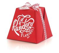 FLAMIGNI, Classic Artisan Pandoro, Original Traditional Italian Recipe, Soft and Sweet Pandoro Without Candies and Raisins, Hand Wrapped Packaging, 1 kg