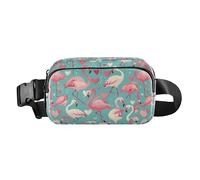 Flamigo Vintage Valentine Stylish Fanny Pack Waist Bag for Men Women Multipurpose Crossbody Bag Anti Theft Waist Pack with Adjustable Strap for Travel Gym Work