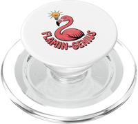 Flamin Genius Funny Flamingo Lamp Humor PopSockets PopGrip for MagSafe