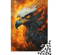 Flaming Eagle_3 Jigsaw Puzzle for Adults 1000 Pieces, Animal Theme Gift, Family Weekend Challenge, 70x50cm/1000pcs