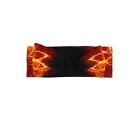 Flaming Fire Flowers Baby bow headband, a hair accessory for newborns and infants, suitable for babies 0-6 months old