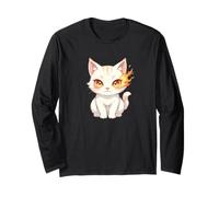 Flaming Kitten Long Sleeve T-Shirt