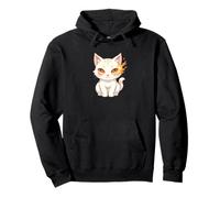 flaming kitten Pullover Hoodie