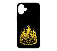 Flaming Pentagram Case for iPhone 16 Plus