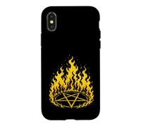 Flaming Pentagram Case for iPhone X/XS