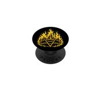 Flaming Pentagram PopSockets Adhesive PopGrip