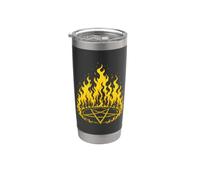Flaming Pentagram Stainless Steel Insulated Tumbler
