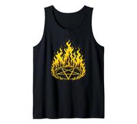 Flaming Pentagram Tank Top