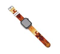 Flaming Phoenix Bird Watch Bands Replacement Silicone Straps Sport Wristbands Compatible for Apple Watch 42mm/44mm