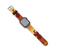Flaming Phoenix Bird Watch Bands Replacement Silicone Straps Sport Wristbands Compatible for Apple Watch 42mm/44mm