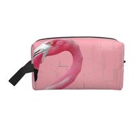 Flamingo 1 Printed Makeup Bag Travel Portable Cosmetic Bag Large Capacity Makeup Case Toiletry Handbag Organiser for Women