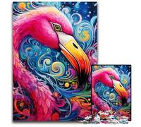 Flamingo 1000 Piece Jigsaw Jigsaw Puzzles Challenging Brain Teaser, Family Activity, Home Decor, 26X38CM/10.23x14.96inch