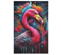 Flamingo 1000 Piece Jigsaw Puzzle- Brain Teaser Game for Adults & Children - Educational Activities Wooden Jigsaws 78×53cm