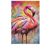 Flamingo 1000 Piece Jigsaw Puzzle- Brain Teaser Game for Adults & Children - Educational Activities Wooden Jigsaws 78×53cm