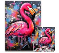 Flamingo 1000-Piece Jigsaw Puzzle cardboard Jigsaw Puzzles for Adults for Teenagers & Teens, Ideal Birthday 26X38CM/10.23x14.96inch