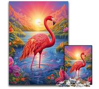 Flamingo 1000 Piece Jigsaw Puzzles for Adults cardboard Jigsaw Relaxing Entertainment, Home Decor 26X38CM/10.23x14.96inch