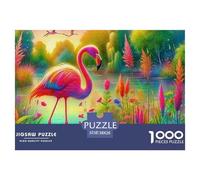 Flamingo, 1000-piece Puzzle Set, Mindful Entertainment for Quiet Evenings, Perfect for Collectors Or Creative Interiors, Suitable for Ages 14+, 38x26cm/1000pcs