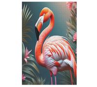 Flamingo 1000 Pieces Wooden Jigsaw Puzzle for Adults Puzzles Brain Exercise Challenge High Difficulty Game Gift for Kids Children Jigsaws (78×53cm)