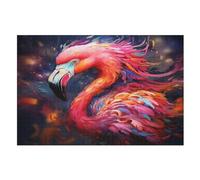 Flamingo 1000 Pieces Wooden Jigsaw Puzzle for Adults Puzzles Brain Exercise Challenge High Difficulty Game Gift for Kids Children Jigsaws (75×50cm)