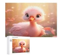 Flamingo 1000 Pieces Wooden Jigsaw Puzzle for Adults Puzzles Brain Exercise Challenge High Difficulty Game for Kids （75×50cm）