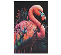 Flamingo Adults Wooden Jigsaw Puzzle, for Kids Wooden Puzzles Toys Family Game Play,Brain Training 1000 Piece 78×53cm