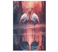 Flamingo Adults Wooden Jigsaw Puzzle, for Kids Wooden Puzzles Toys Family Game Play,Brain Training 1000 Piece 1000 PCS