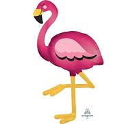Amscan Anagram Foil Airwalker Balloon Summer Flamingo 3907701 68-inch