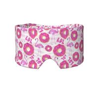 Flamingo and Donuts Print Eye and Ear Muffs Blackout Sleeping Noise Blocking Ear for Adults Kids Men Women