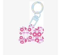 Flamingo and Donuts Printing Acrylic Dog Bone Ornament,Dog Tags Personalized Pet Ornament, Key Chain Bone Shaped Id Tags