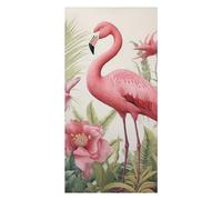 Flamingo And Leaves Beach Towels Extra Large, Quick Dry Absorbent Multipurpose, Oversized Beach Towel, Sand Free Foldable Lightweight, Travel Towel, For Beach Pool Camping Travel Vacation, 63x31.5 in