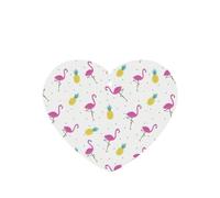 Flamingo And Pineapple Printing 10 Pcs Car Air Freshener Fragrant Sheets,Car Hanging Accessories With Strings For Decor