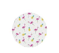 Flamingo And Pineapple Printing 10 Pcs Car Air Freshener Fragrant Sheets,Car Hanging Accessories With Strings For Decor