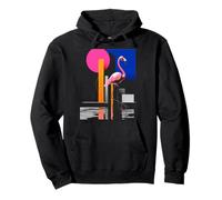 Flamingo Animal Zoo Art Flamingo Pullover Hoodie